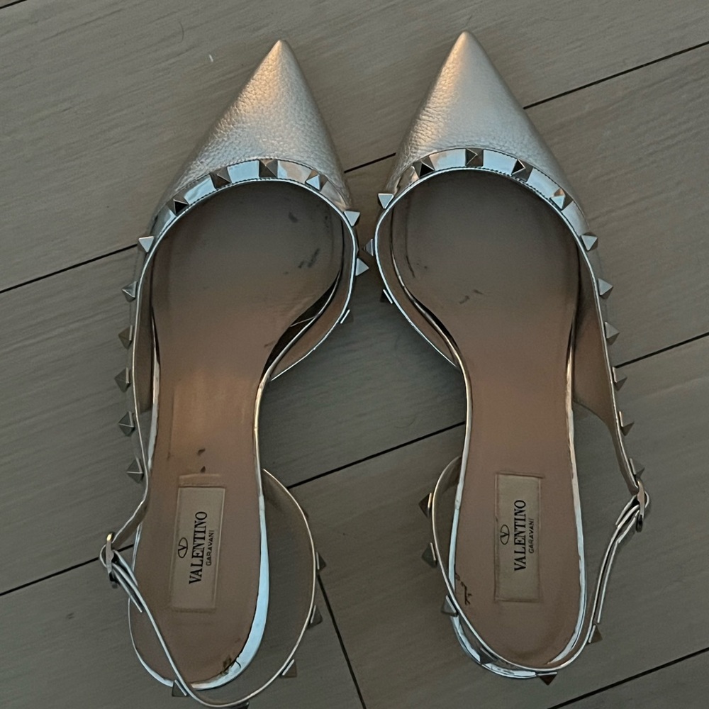 Valentino rockstud kitten heel d’orsay size 41.5 - worn handful of times